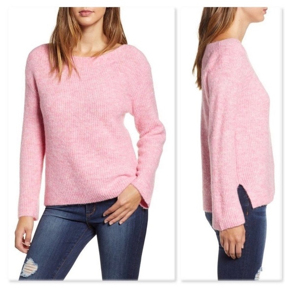 EUC Leith Cozy Femme Pullover Pink Sweater, Size Medium - Picture 2 of 11